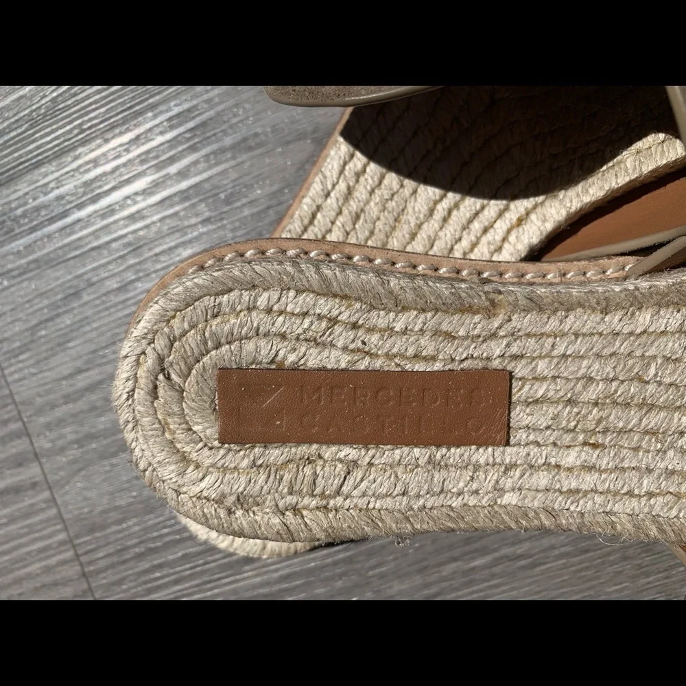 Mercedes Castillo Suede Slide Flat Espadri… - Picture 4 of 5